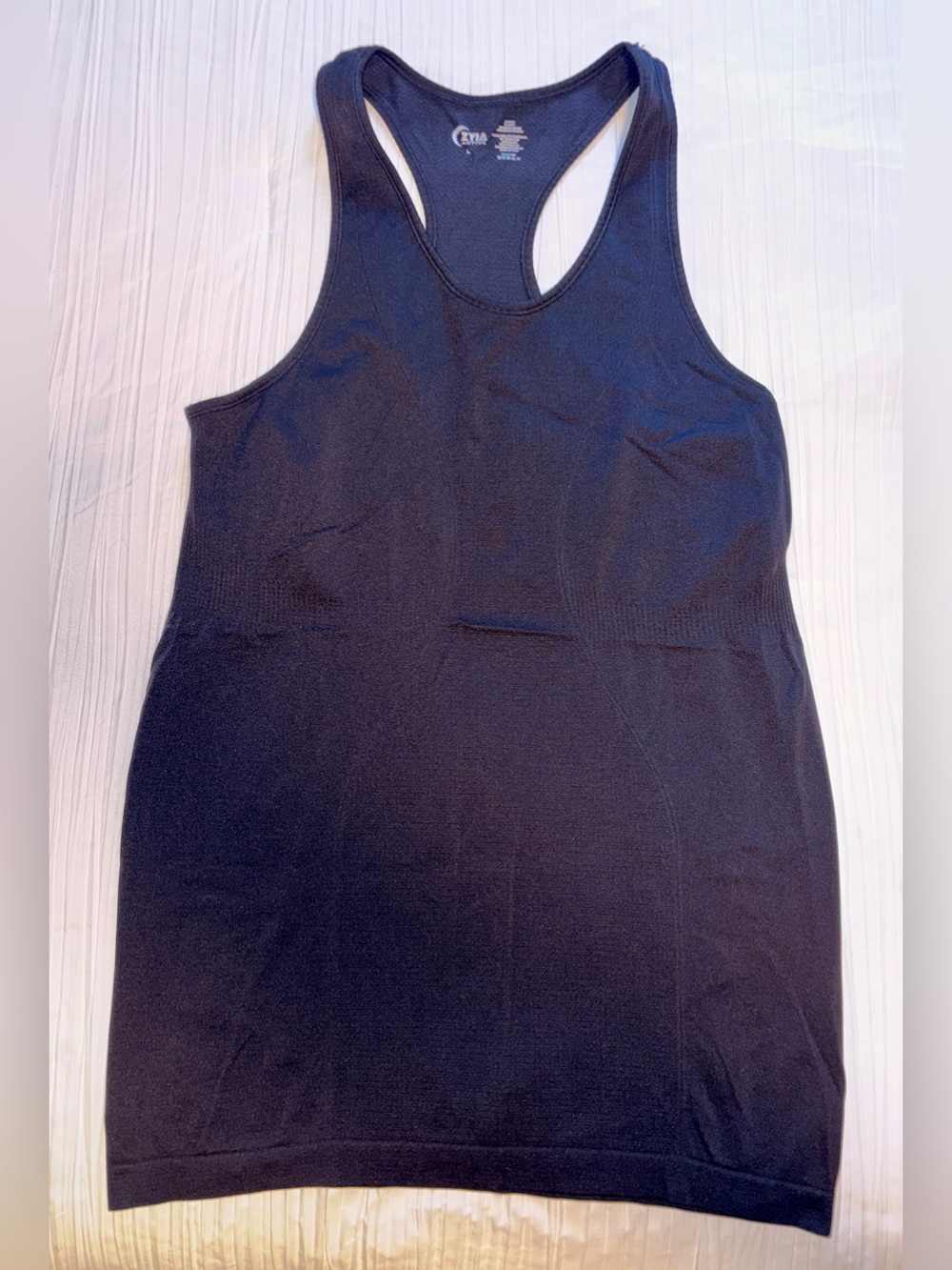 ZYIA Black Racerback Tank Top